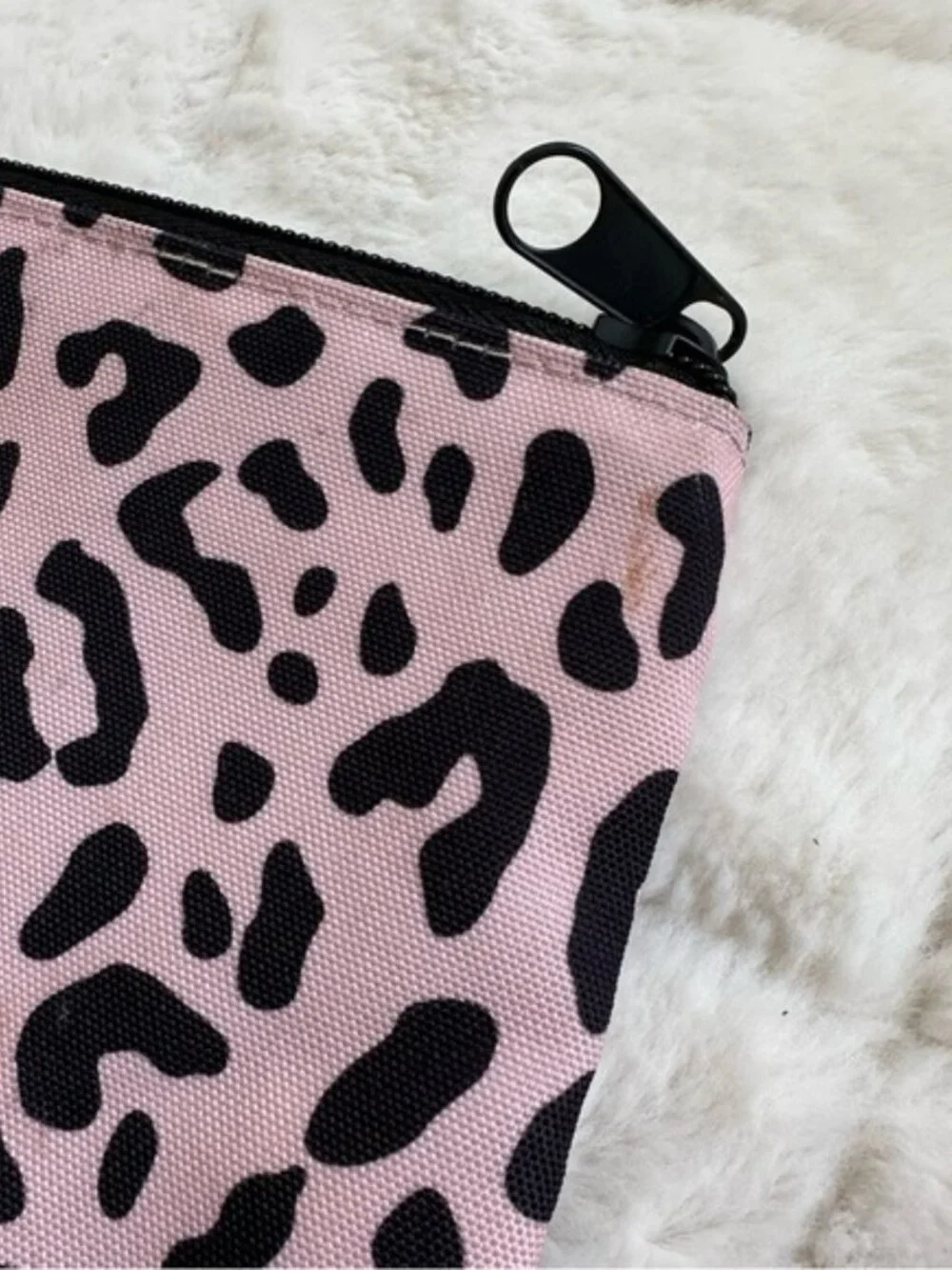 Victoria's Secret PINK | Pink and Cream Cheetah Print Cosmetic Case